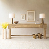 Reclaimed Carved Teak Console | No. 2