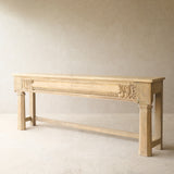 Reclaimed Carved Teak Console | No. 2