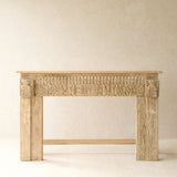 Reclaimed Carved Teak Console | No. 3