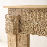 Reclaimed Carved Teak Console | No. 3