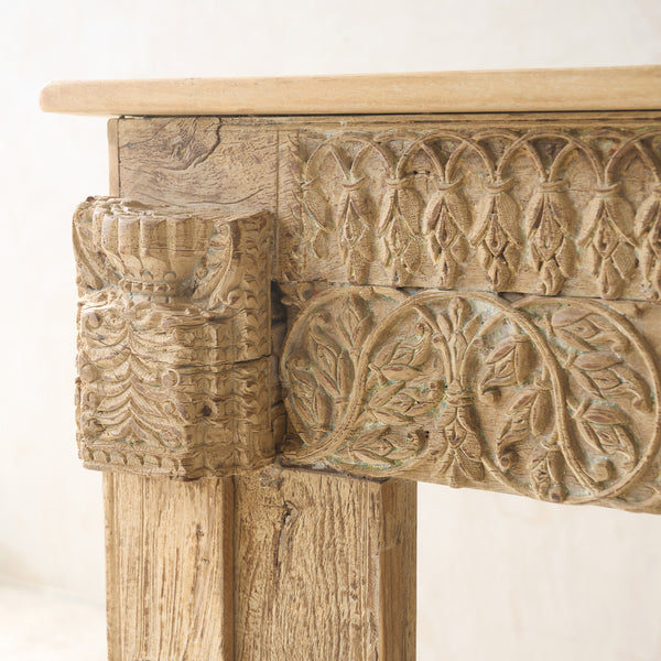 Reclaimed Carved Teak Console | No. 3