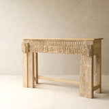 Reclaimed Carved Teak Console | No. 3