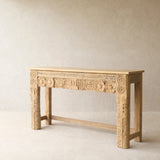 Reclaimed Carved Teak Console | No. 4