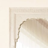 No. 2 | Vintage Carved Mirror - White