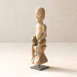 Vintage Naga Tribal Wood Sculpture