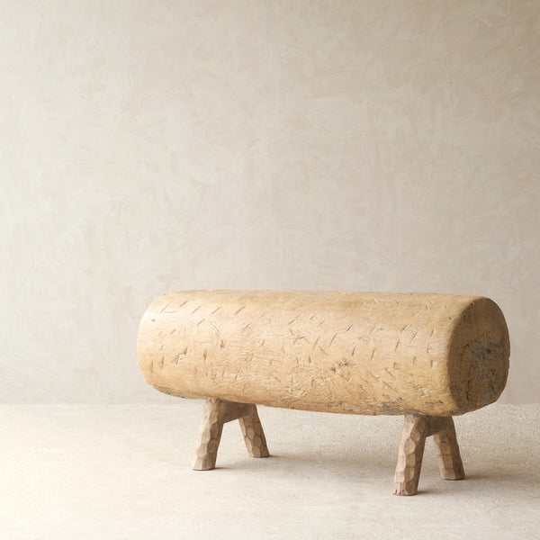 Rustic Log Bench