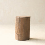 Reclaimed Indian Solid Wood Log Side Table