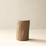 Reclaimed Indian Solid Wood Log Side Table
