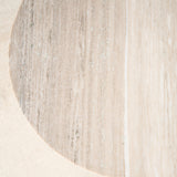 Round Pillar Marble Coffee Table