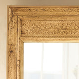 Vintage Teak Carved Mirror | Natural | No. 3