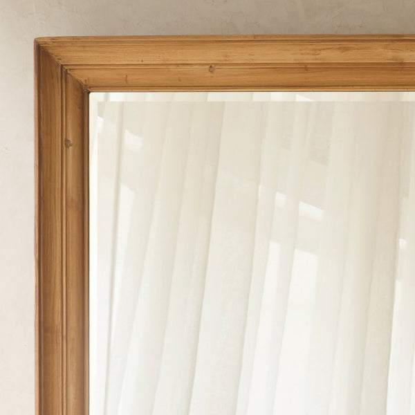 Vintage Teak Carved Mirror | Natural | No. 4