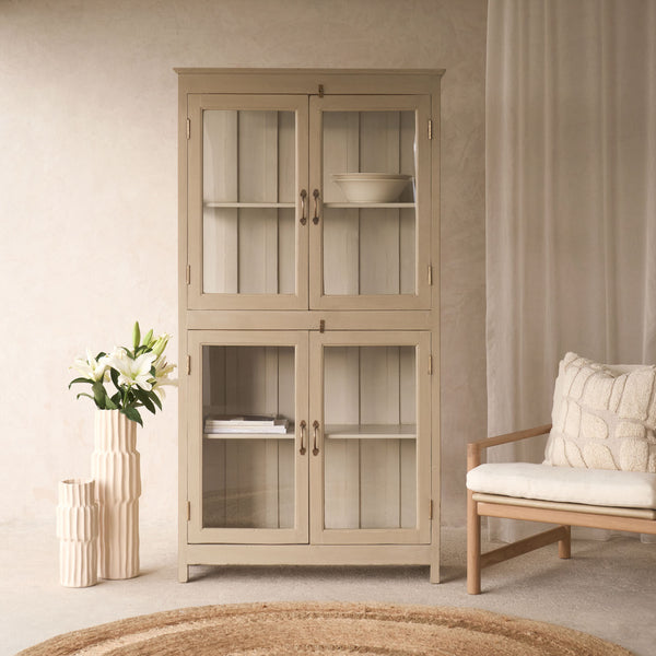 Vintage Large Cabinet | Linen - Originals Furniture