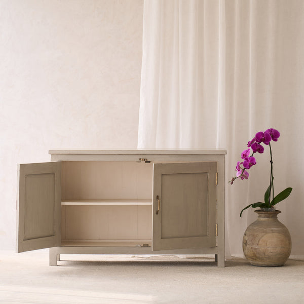 Vintage Teak Sideboard | Pewter