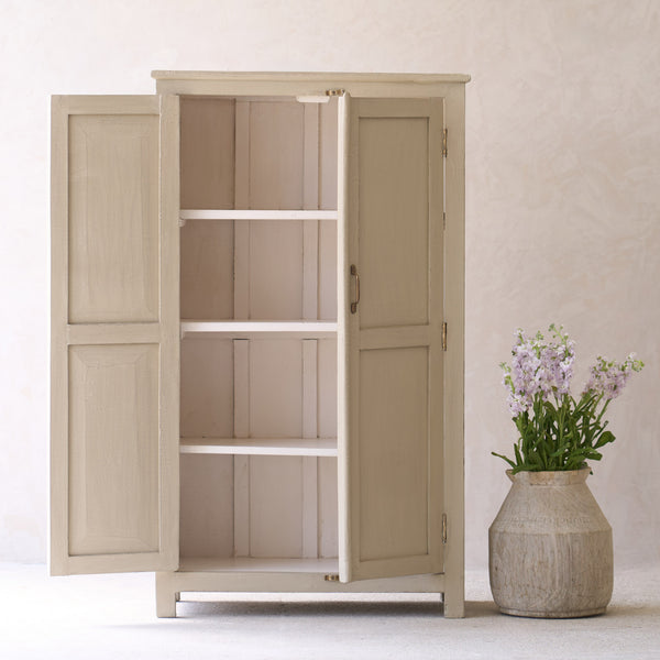 Vintage Medium Cabinet | Linen