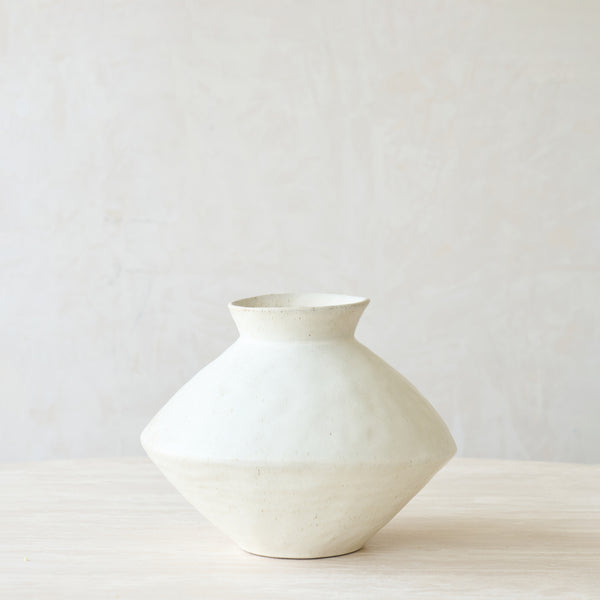 Beato Vase | Cream (30cm) - Originals Furniture