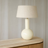 Benao Table Lamp | Shiny Cream