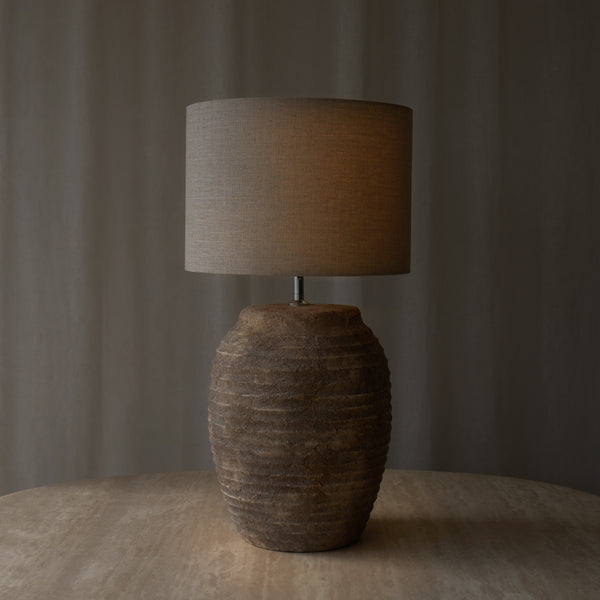 Cassaro Lamp | Dark Brown (46.5cm)
