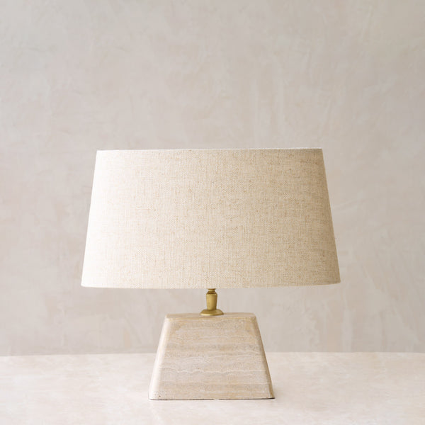 Kardan Table Lamp | Medium - Travertine