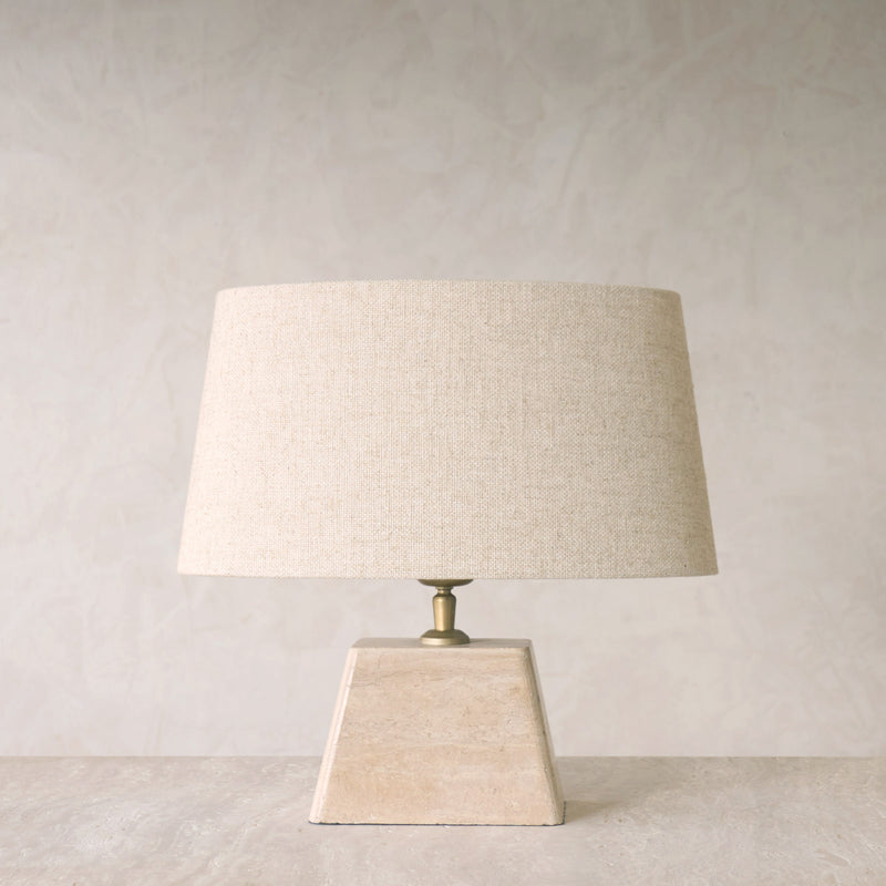 Kardan Table Lamp | Medium - Travertine