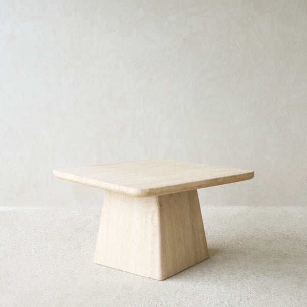 Kepami Travertine Coffee Table | Sand