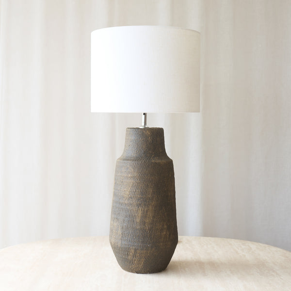 Kidira Table Lamp | Dark Brown (55cm)