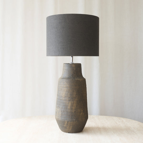 Kidira Table Lamp | Dark Brown (55cm)