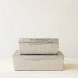 Lina Box | Antique Silver