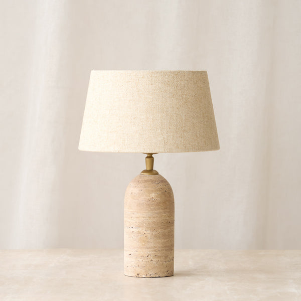 Malakai Table Lamp | Travertine (25cm)