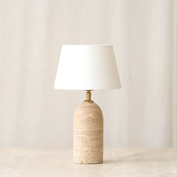 Malakai Table Lamp | Travertine (25cm)