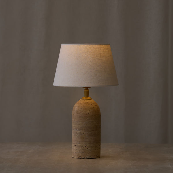 Malakai Table Lamp | Travertine (25cm)