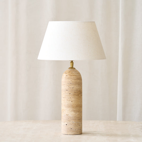 Malakai Table Lamp | Travertine (35cm)