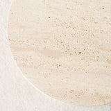 Otinia Travertine Side Table | Sand
