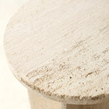 Otinia Travertine Side Table | Sand