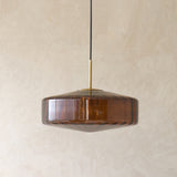 Pleat Hanging Lamp | Brown