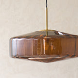 Pleat Hanging Lamp | Brown