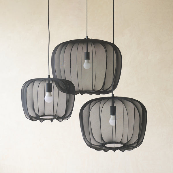 Plumeira Hanging Lamp | Black