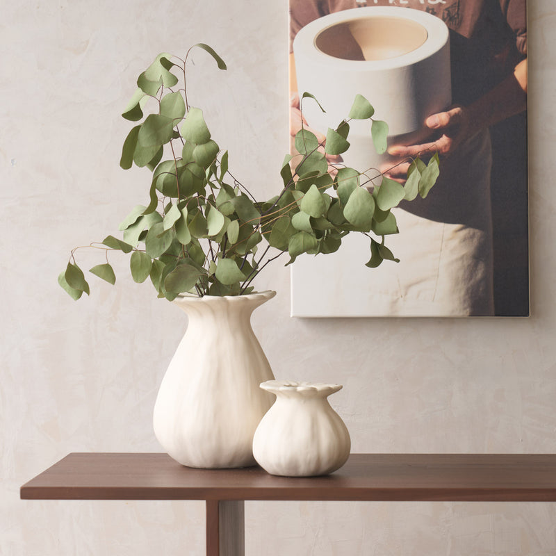 Rewa Vase | Cream