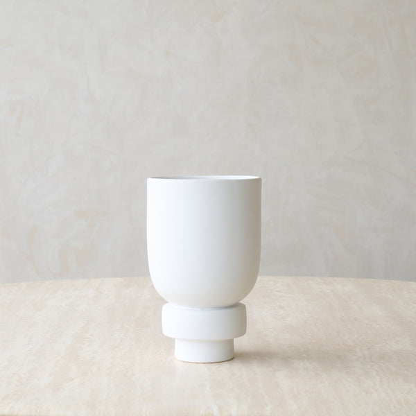 Rossio Vase | White