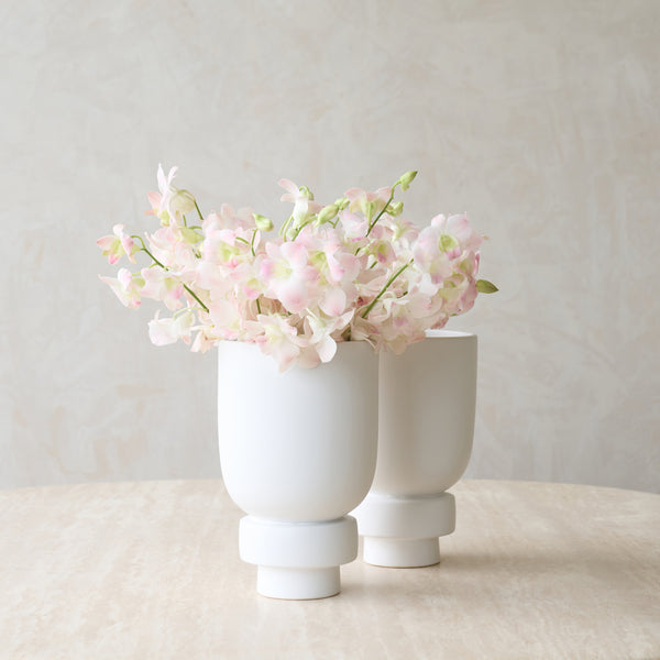 Rossio Vase | White