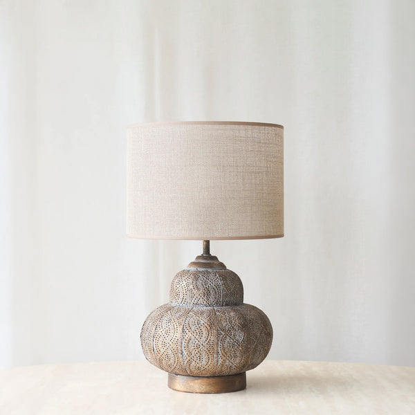 Ryota Table Lamp | Brown Gold (33cm) - Originals Furniture