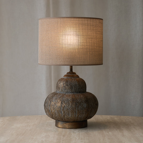 Ryota Table Lamp | Brown Gold (33cm)