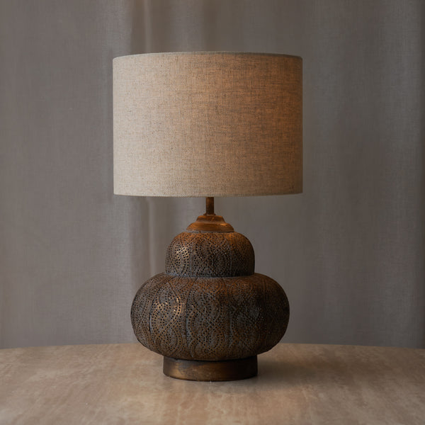 Ryota Table Lamp | Brown Gold (33cm)