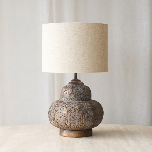 Ryota Table Lamp | Brown Gold (33cm)
