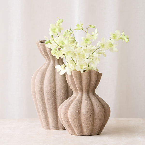 Sillian Vase | Brown