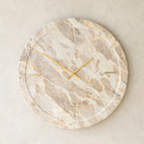 Sistelo Clock | Taupe Marble