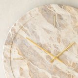 Sistelo Clock | Taupe Marble