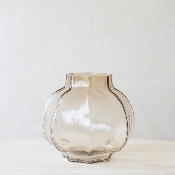 Tejeda Vase | Clear Light Brown
