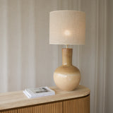 Ulloa Table Lamp | Light Brown & Cream