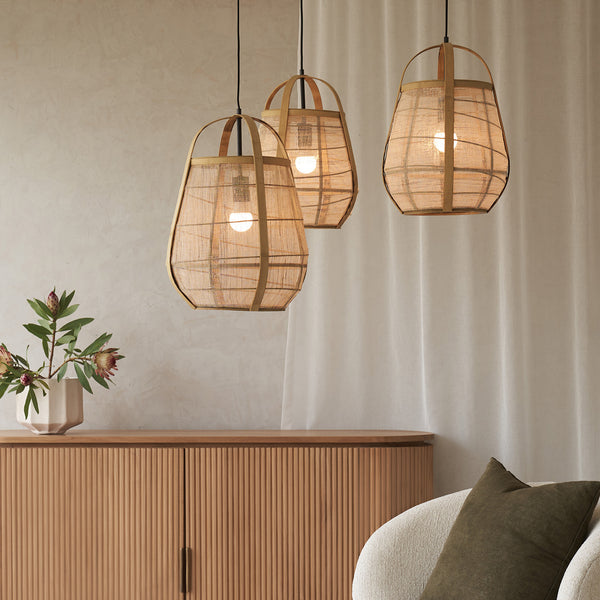 Jacinto Hanging Lamp | Natural