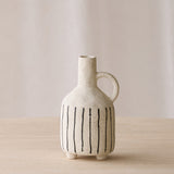Jonai Vase | Cream Black